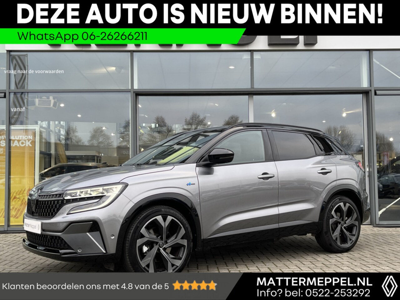 Renault Austral - 1.2 E-Tech Full Hybrid 200 Techno Esprit Alpine Automaat | Elektrische Stoelen | Massage | - AutoWereld.nl