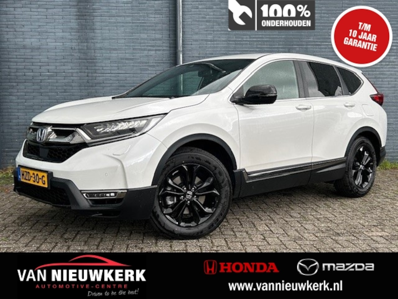 Honda CR-V - 2.0 e:HEV Hybrid 184pk Automaat Sportline Black Edition | Leer | Trekhaak | Navi & Carplay - AutoWereld.nl