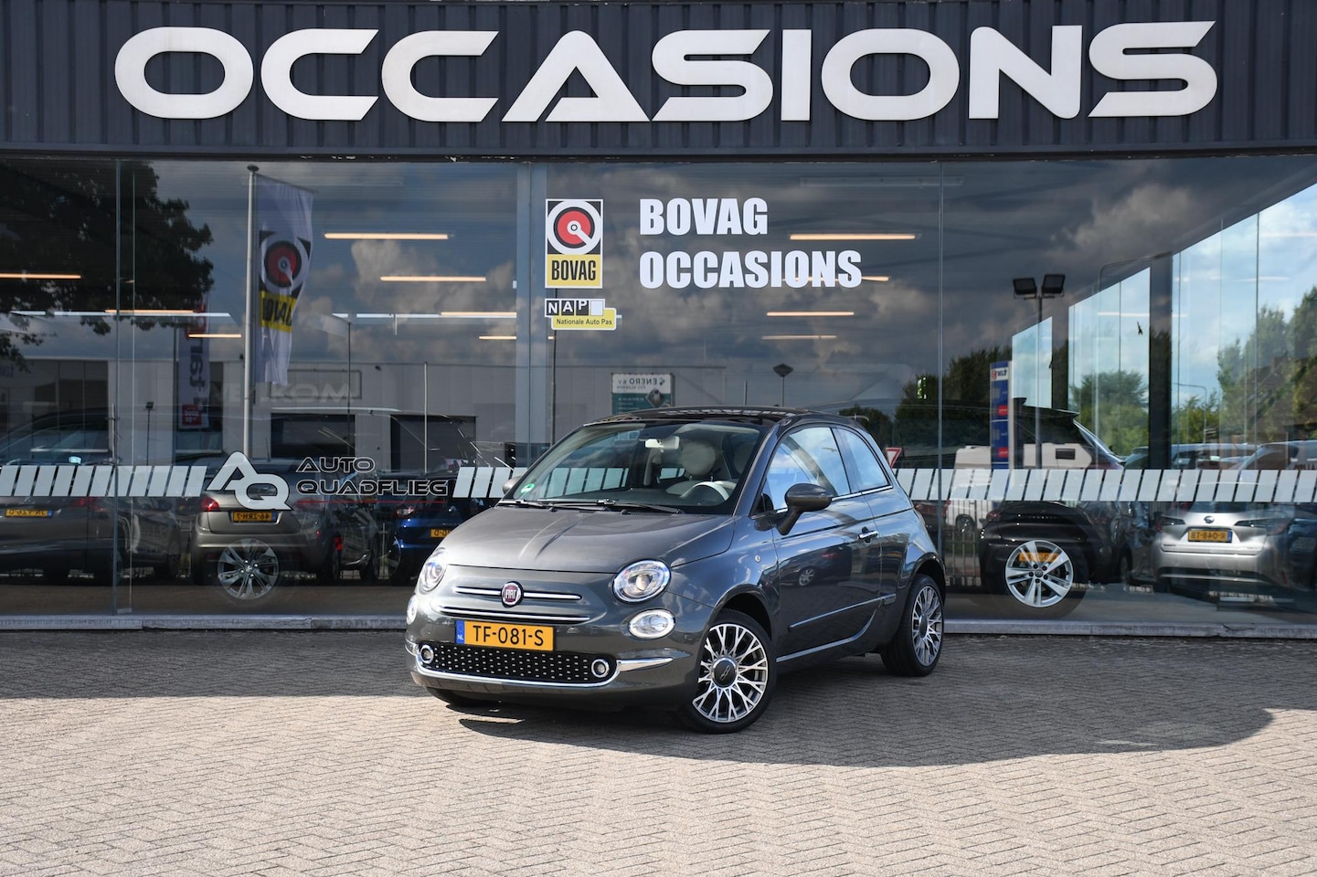 Fiat 500 - 1.2 Lounge PANORAMADAK/ NAVIGATIE/ DAB - AutoWereld.nl