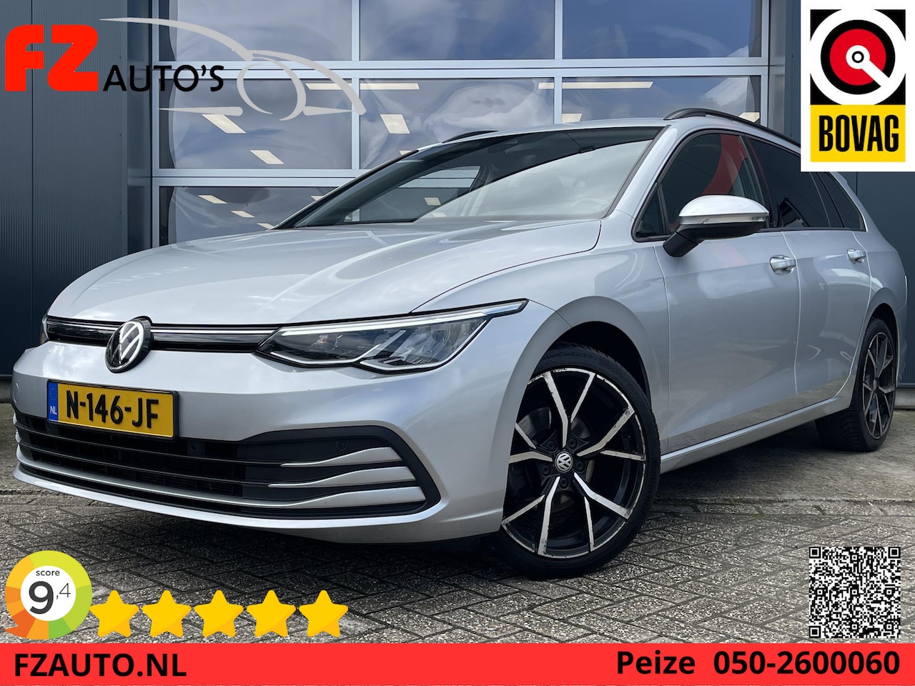 Volkswagen Golf Variant - 1.0 eTSI Life Business - Navigatie - Trekhaak - Stoelverwarming - Apple Carplay/Android Au - AutoWereld.nl