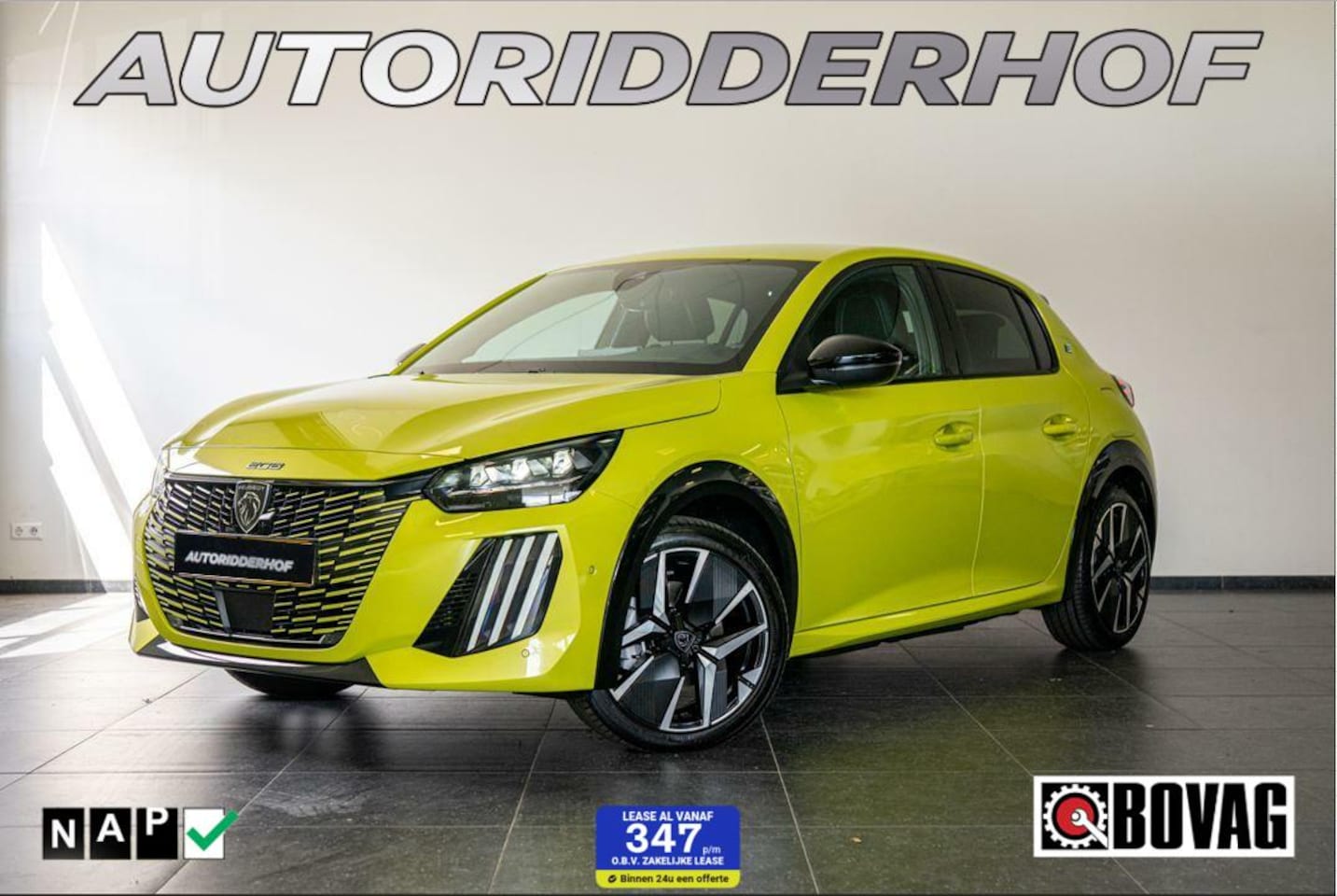 Peugeot e-208 - GT 51kWh 156PK | 400 KM WLTP | Alcantara - AutoWereld.nl
