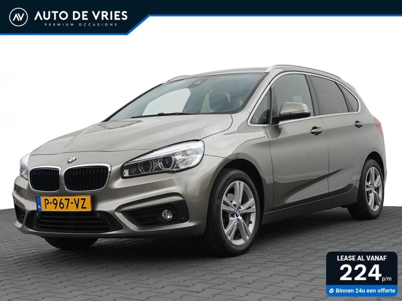 BMW 2-serie Active Tourer - 218i 136pk Automaat High Executive | ECC | Cruise | Sportstoelen | Trekhaak - AutoWereld.nl