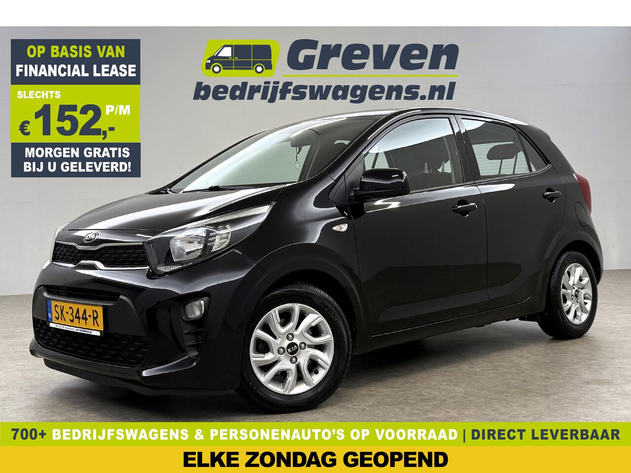 Kia Picanto - 1.0 CVVT ComfortPlusLine Airco Camera Carplay 14''LMV Navigatie - AutoWereld.nl