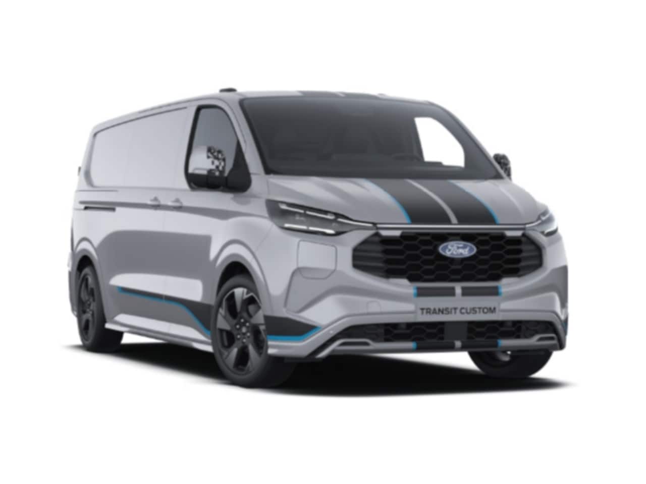 Ford Transit Custom - 320 2.5 PHEV L2H1 Sport DC | 1-fase laadkabel mode 3 16A, 10 meter (PHEV) | 19 inch lichtm - AutoWereld.nl