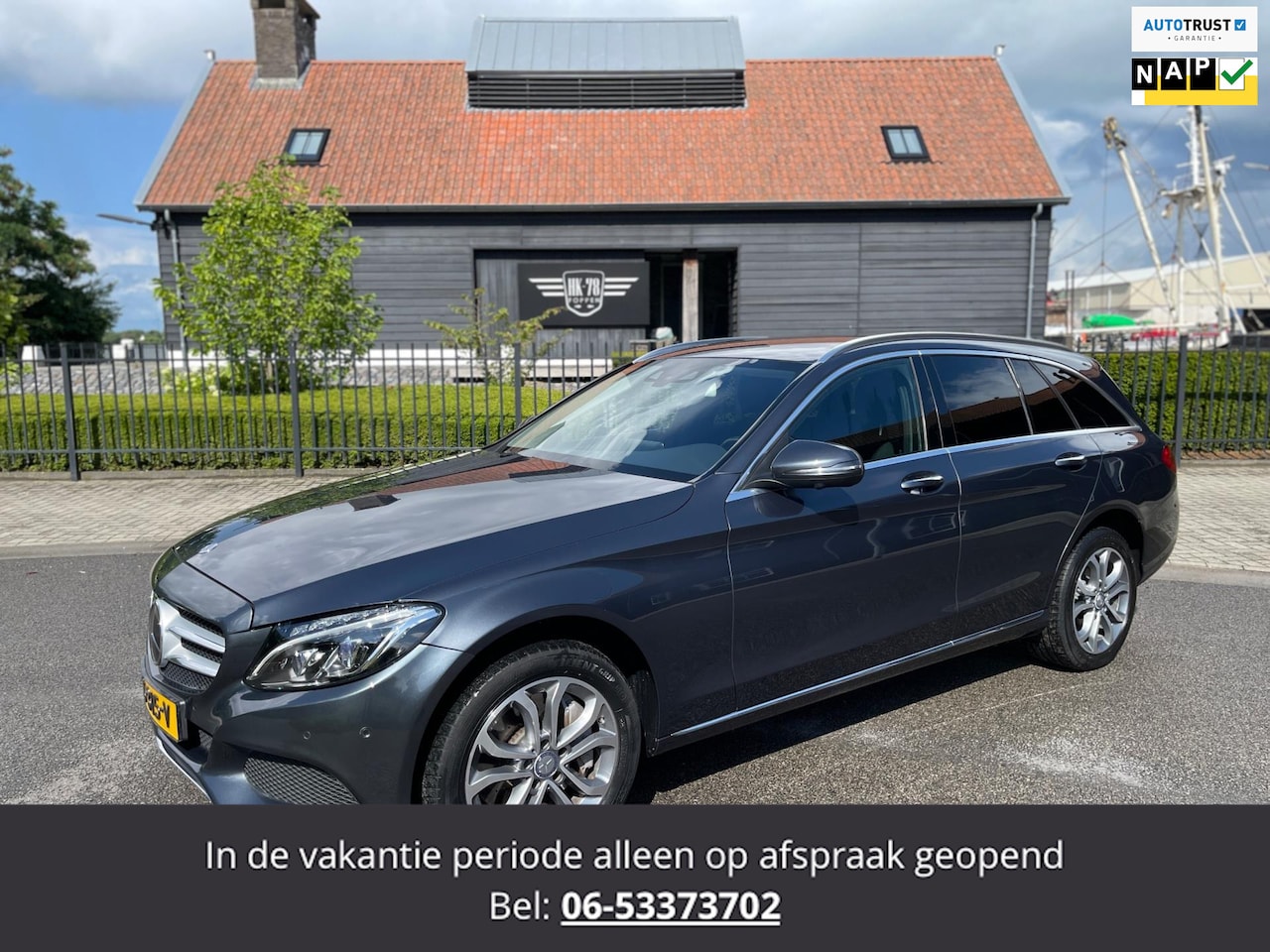 Mercedes-Benz C-klasse Estate - 350 e Lease Edition Plugin Hybride Burmester Navi Led /Xenon - AutoWereld.nl