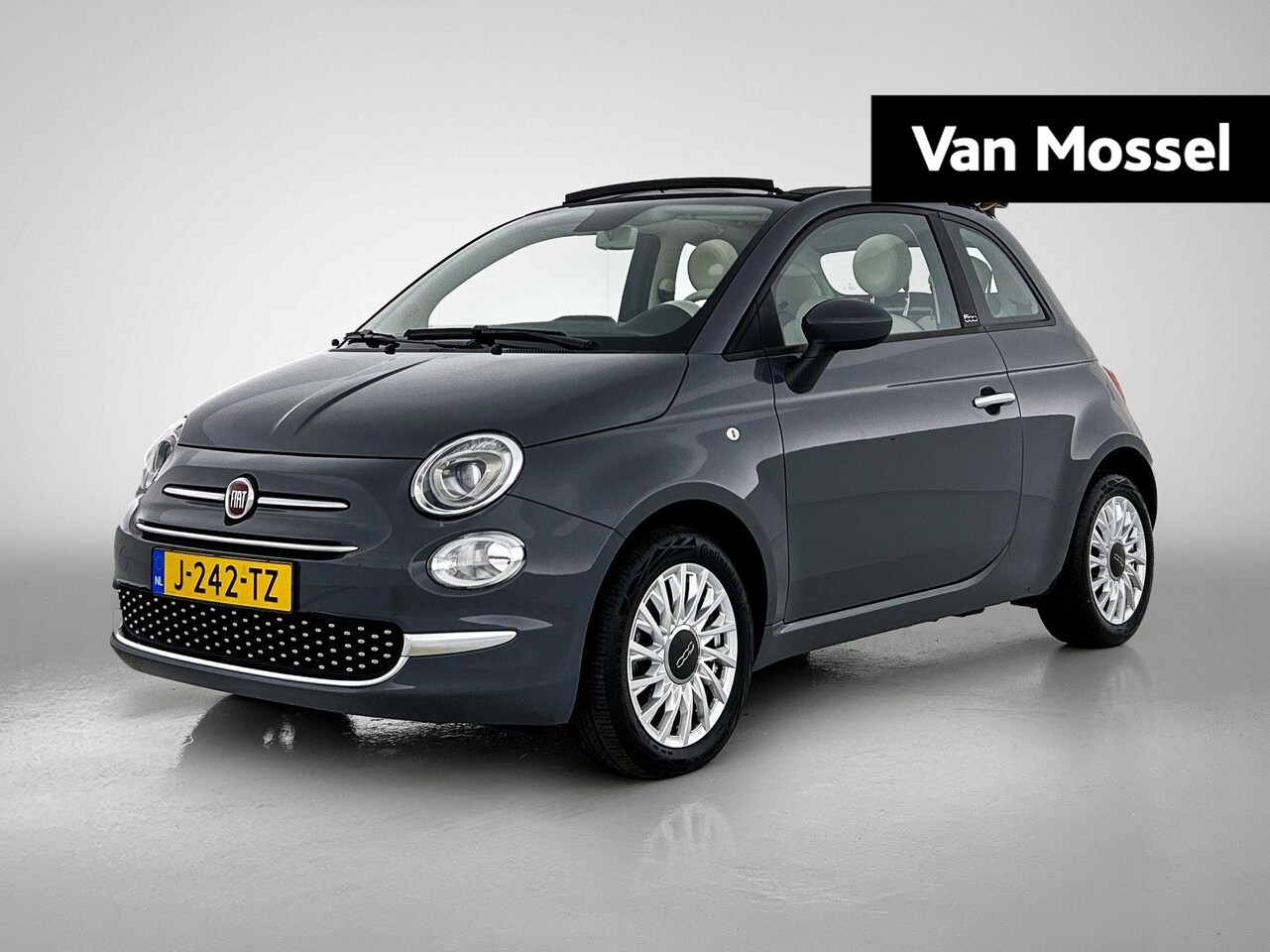 Fiat 500 C - 1.0 Hybrid Lounge | Airco | Parkeersensoren | Apple Carplay/Android Auto - AutoWereld.nl