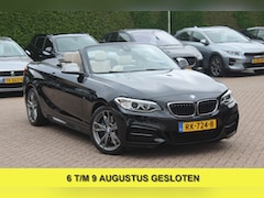 BMW 2-serie Cabrio - M240i xDrive High Exe. M Sport / Camera / Leder / Harman Kardon / 18'' / Keyless / Navigat