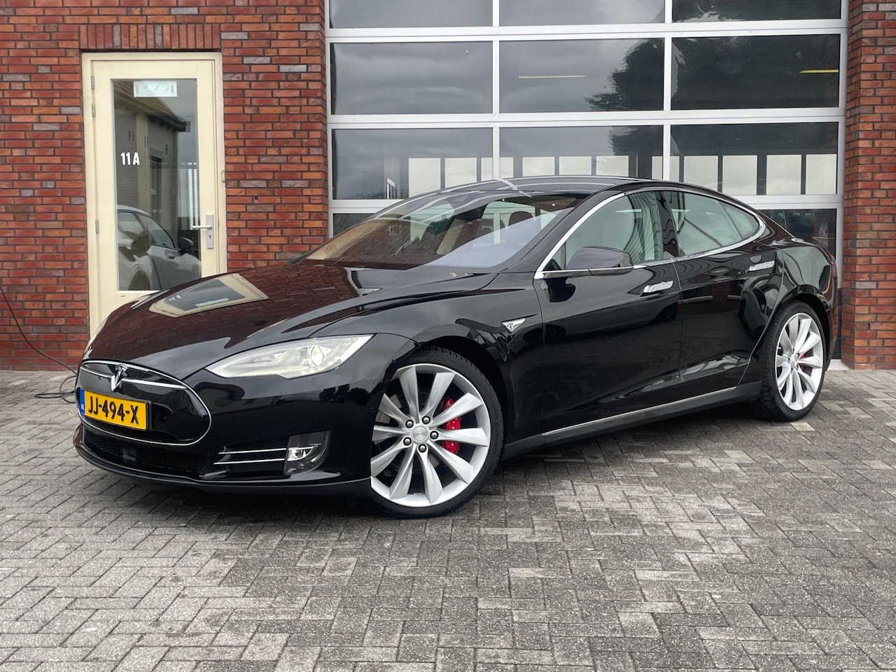 Tesla Model S - 90D Performance P90D | SOH 88% | CCS | 734pk | Luchtvering | 21 Inch | Incl. BTW | Zwart | - AutoWereld.nl