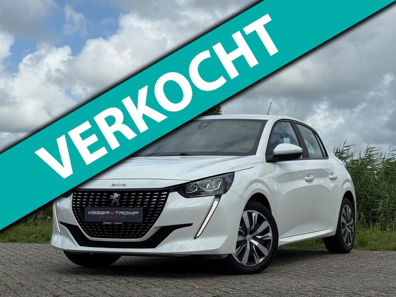 Peugeot 208 - 1.2 PureTech 100pk Active - Blanc Bancuise - Carplay/Nav/Cruise - AutoWereld.nl