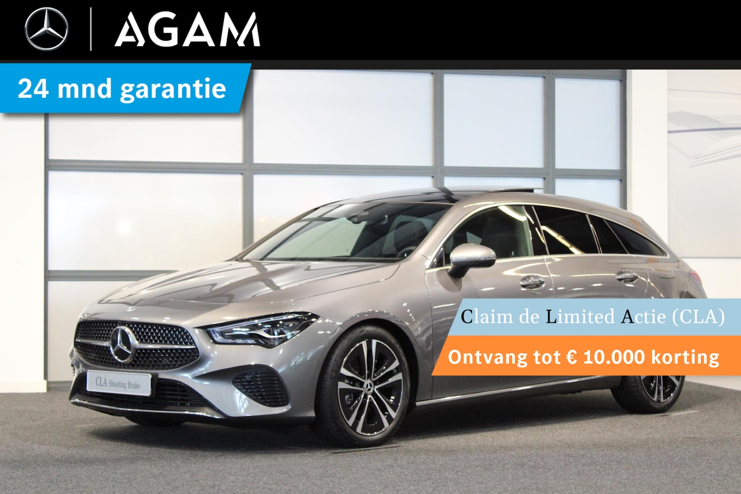 Mercedes-Benz CLA-klasse Shooting Brake - 180 Luxury Line Panorama dak | Trekhaak - AutoWereld.nl