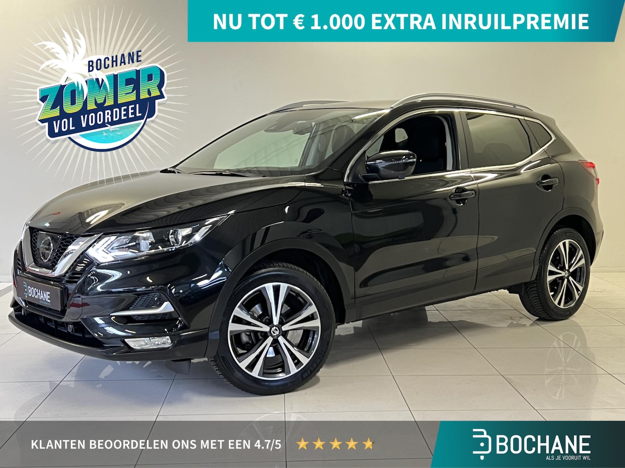 Nissan Qashqai - 1.2 N-Connecta | Panoramadak | Navigatie | 360º Camera | - AutoWereld.nl