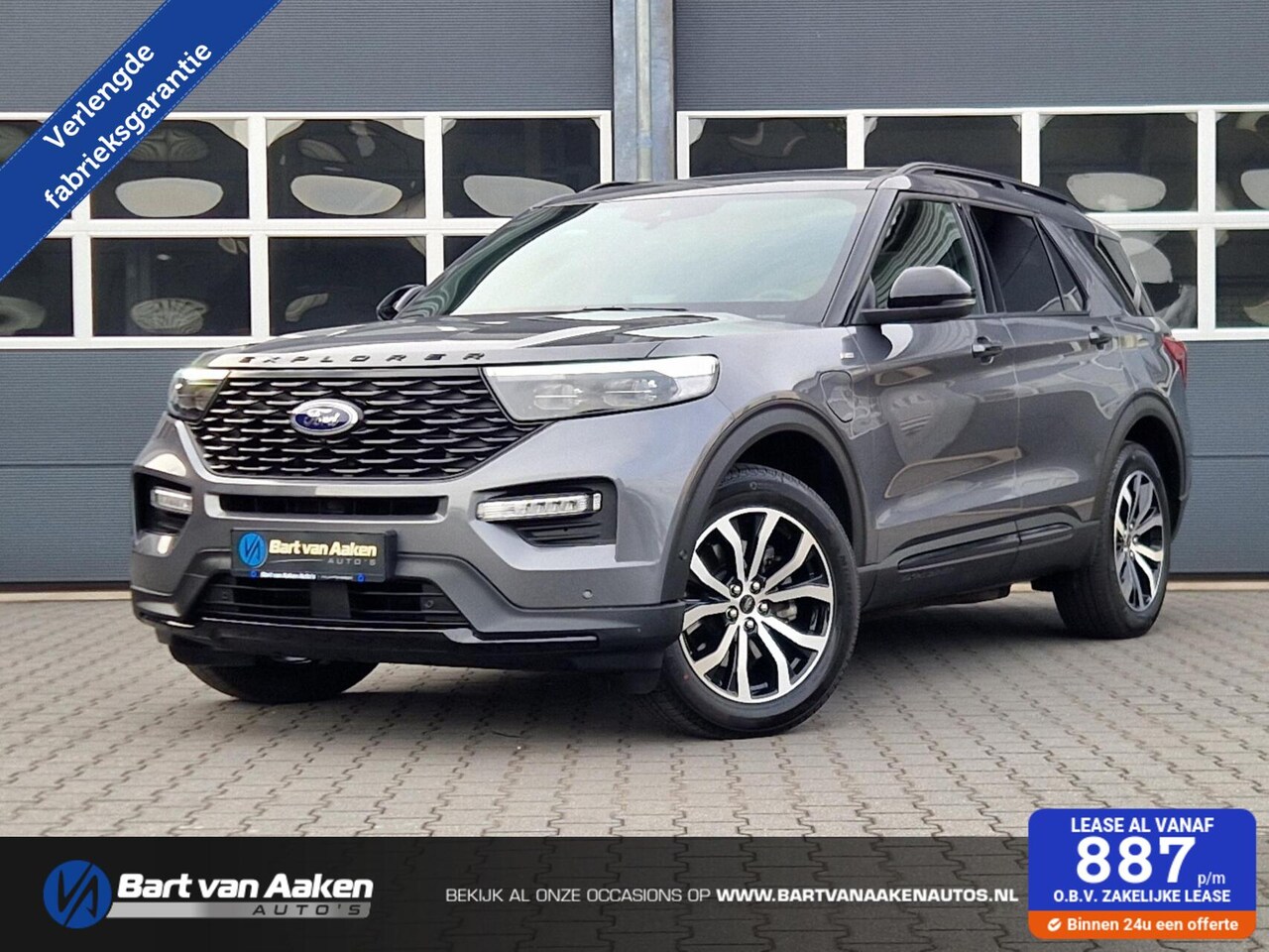 Ford Explorer - 3.0 V6 457PK PHEV ST-Line 7-ZITS PANO.DAK LEDER ACC 360 CAMERA - AutoWereld.nl