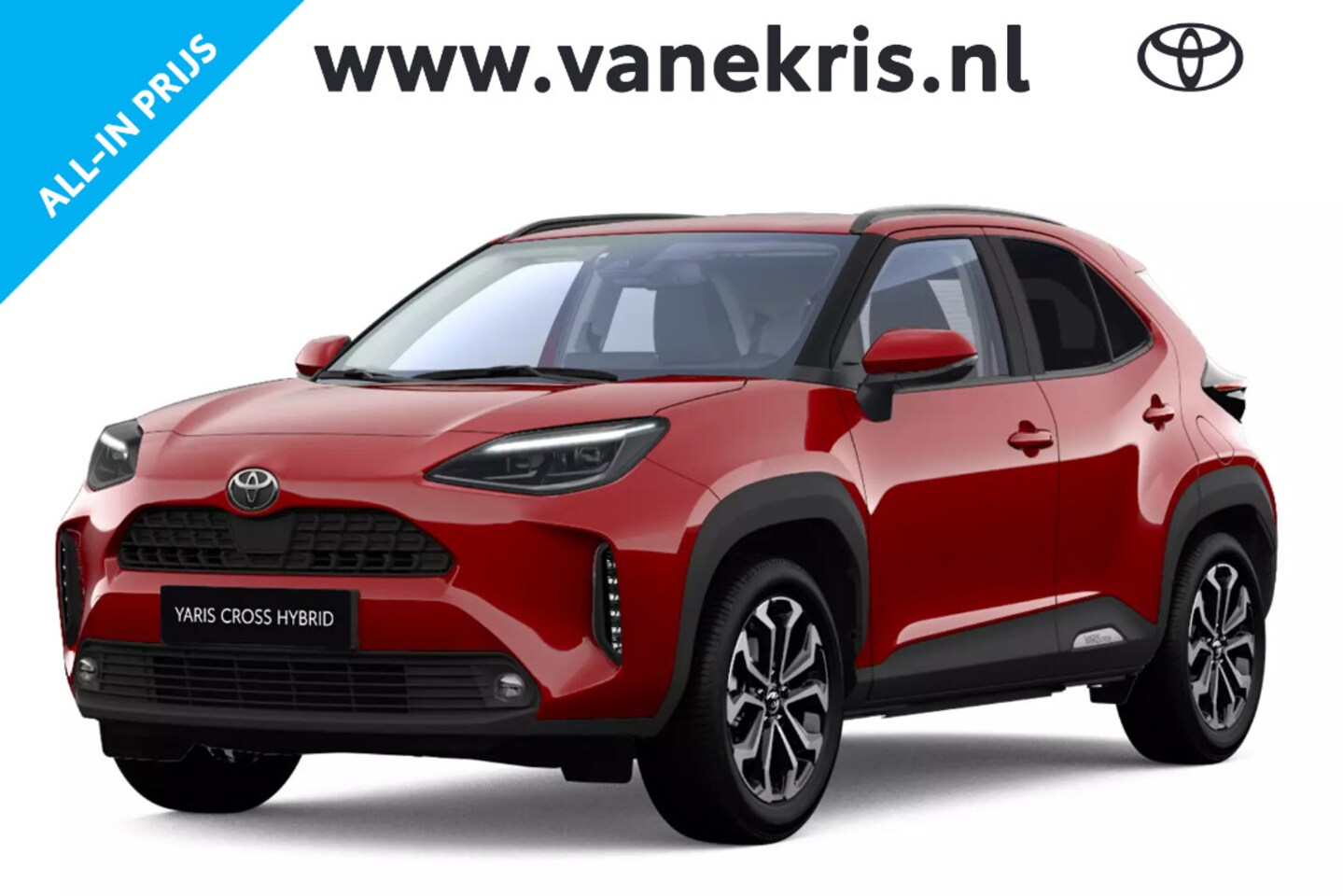 Toyota Yaris Cross - 1.5 Hybrid 115 Dynamic 1.5 Hybrid 115 Dynamic, Comfortpack, BSM, Nieuw, Snel leverbaar, €1000,- Inruilpremie! - AutoWereld.nl