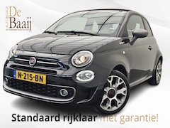 Fiat 500 C - 1.0 Hybrid Sport | Cabrio | Half leer | Parkeerhulp