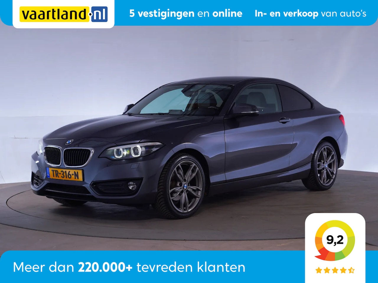 BMW 2-serie Coupé - 218I High Executive [ Automaat Leer cruise Navigatie] - AutoWereld.nl