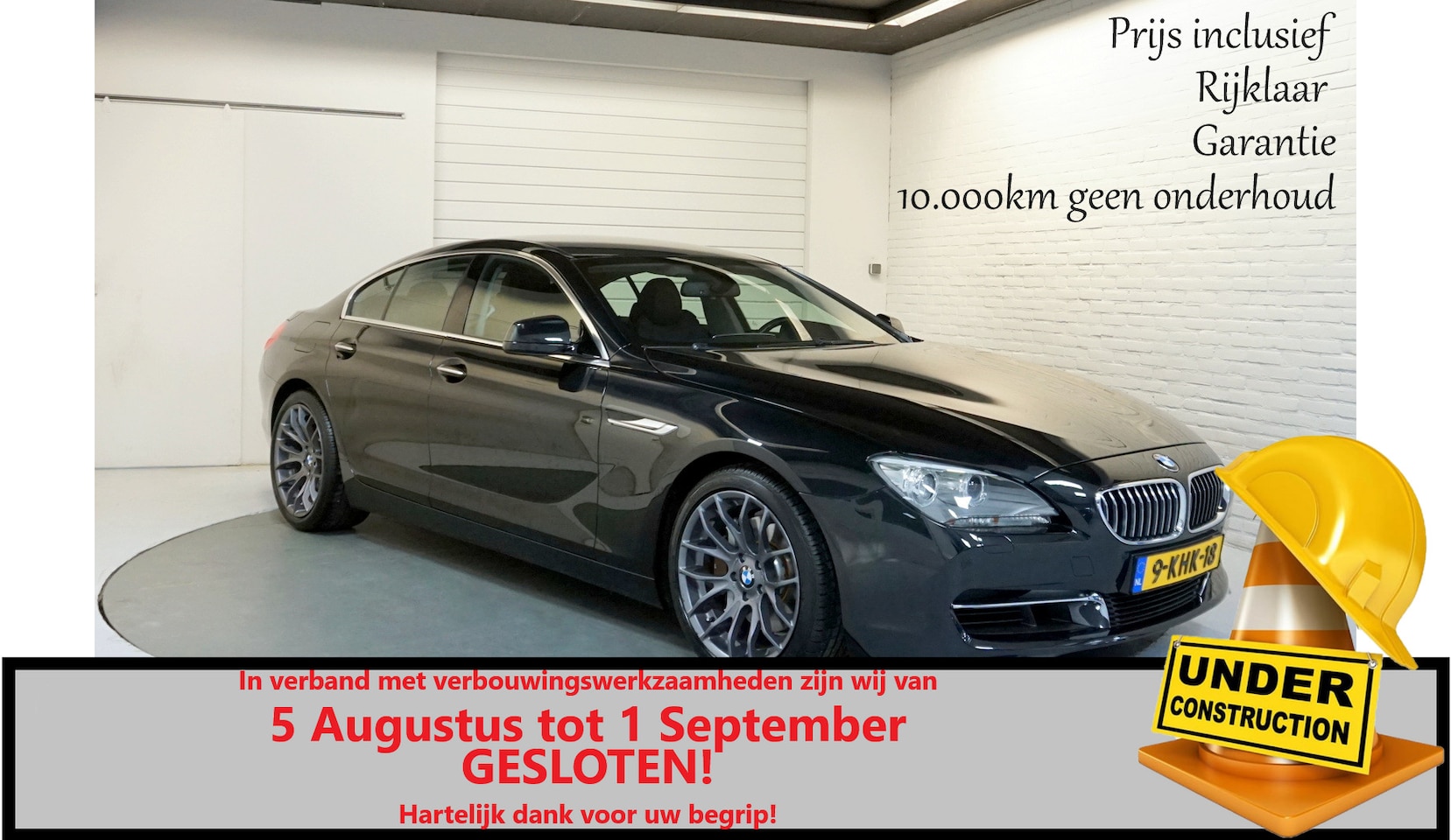 BMW 6-serie Gran Coupé - 640i Sportstoelen | Achteruitrijcamera | NL Auto 640 - AutoWereld.nl