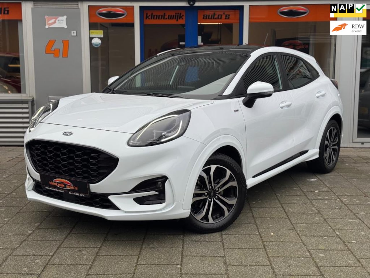 Ford Puma - 1.0 EcoBoost Hybrid ST-Line X Virtual Dash Navi Cruise Bj.2023 1e Eigenaar - AutoWereld.nl