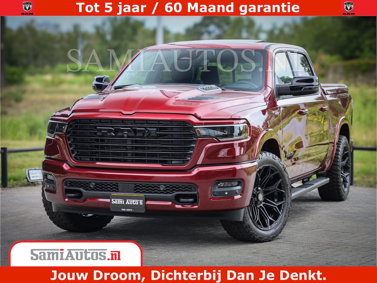 Dodge Ram 1500 - Laramie Sport | 420HP 636NM | Stoere Sport en indrukwekkende kleur | Comfortabele Dubbele - AutoWereld.nl