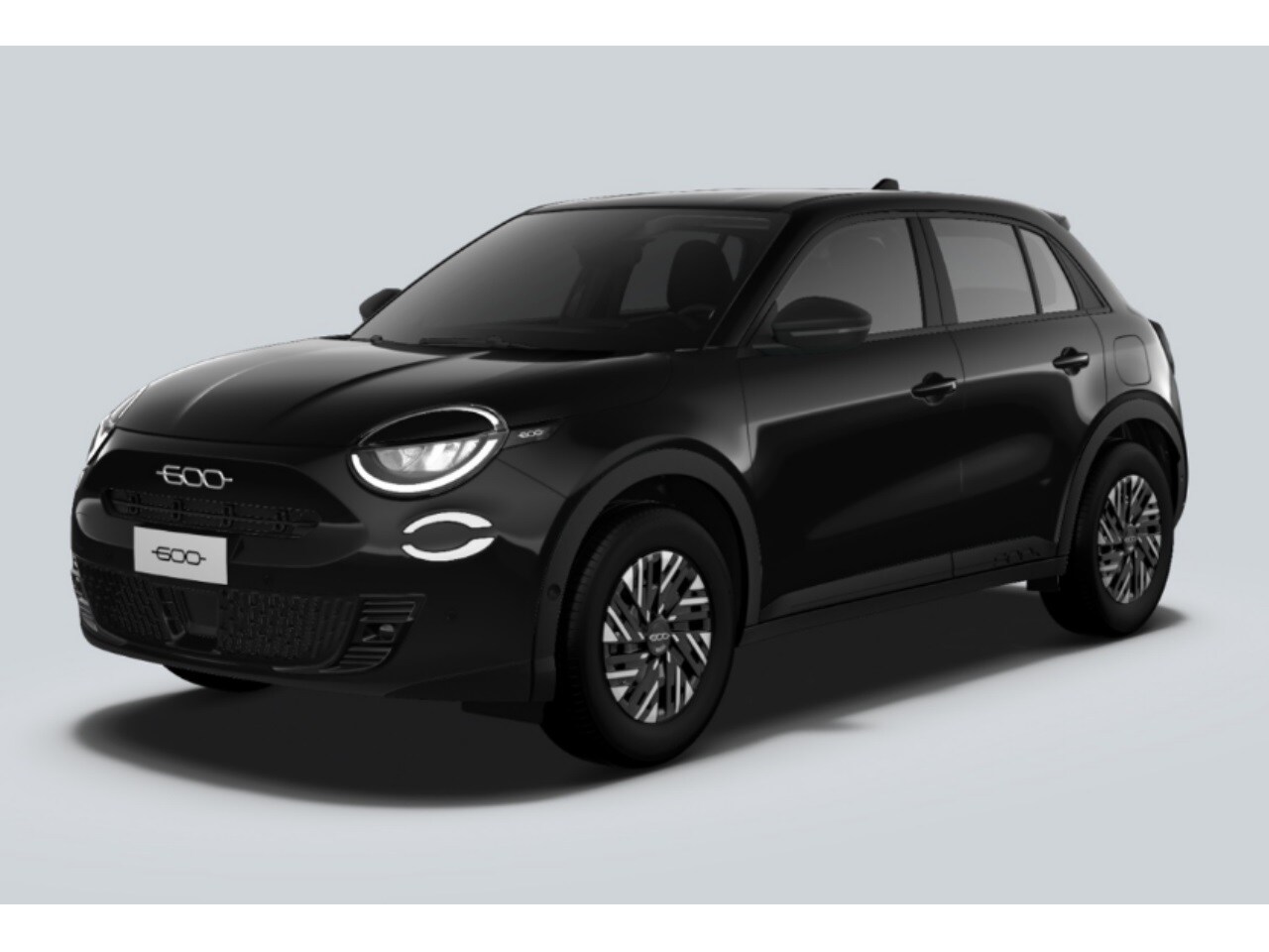 Fiat 600 - Black Edition | 16” stalen velgen met Bi-color cover | 7" TFT Informatiedisplay in kleur | - AutoWereld.nl