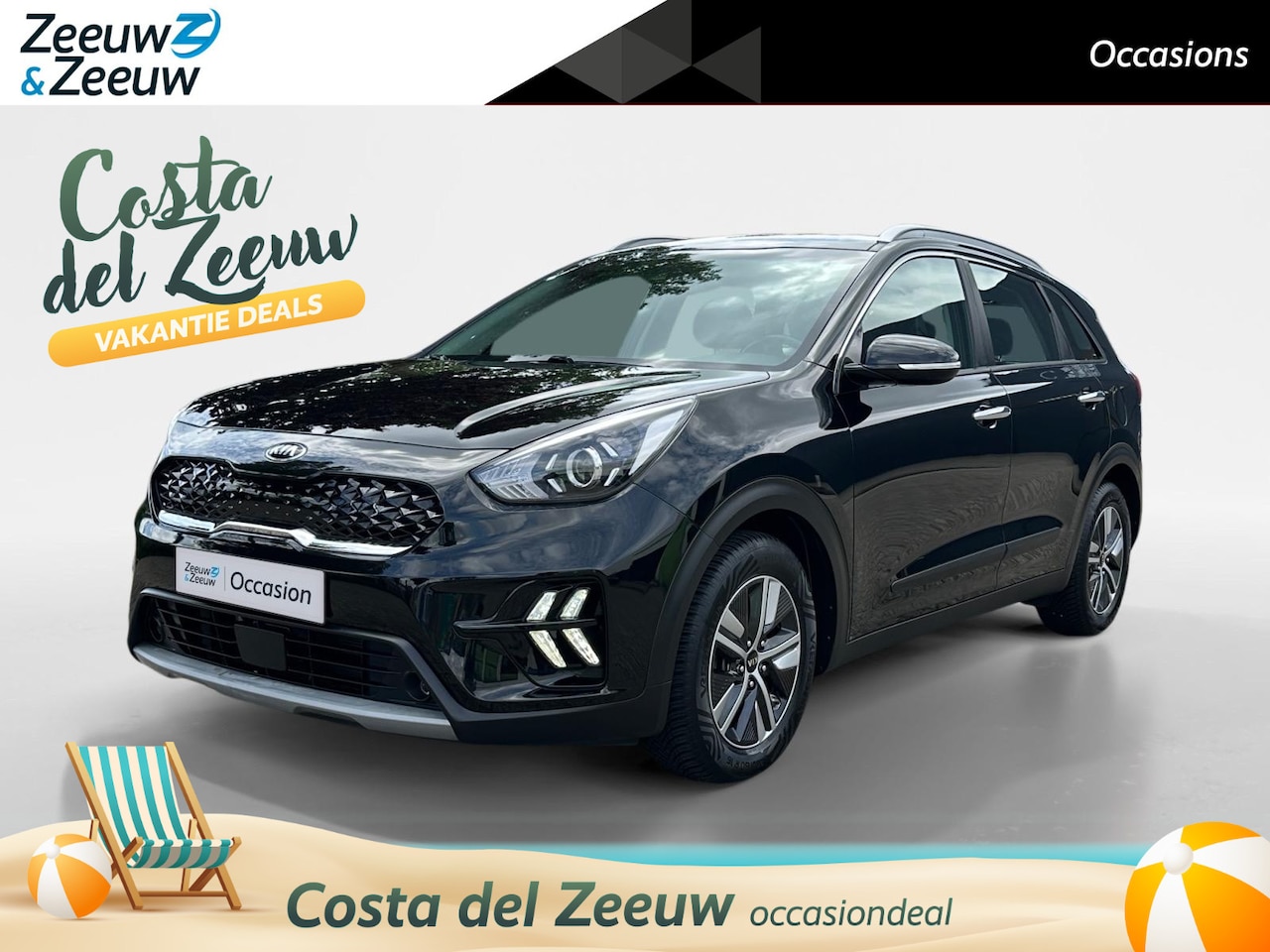Kia Niro - 1.6 GDi Hybrid DynamicLine | Dealer onderhouden | Navi | Clima | Camera | Apple Carplay | - AutoWereld.nl
