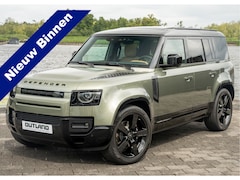 Land Rover Defender 110 - P300e X-Dynamic HSE | Pangea Green | Cognac leder | Alle Opties | Meridian Surround | Head
