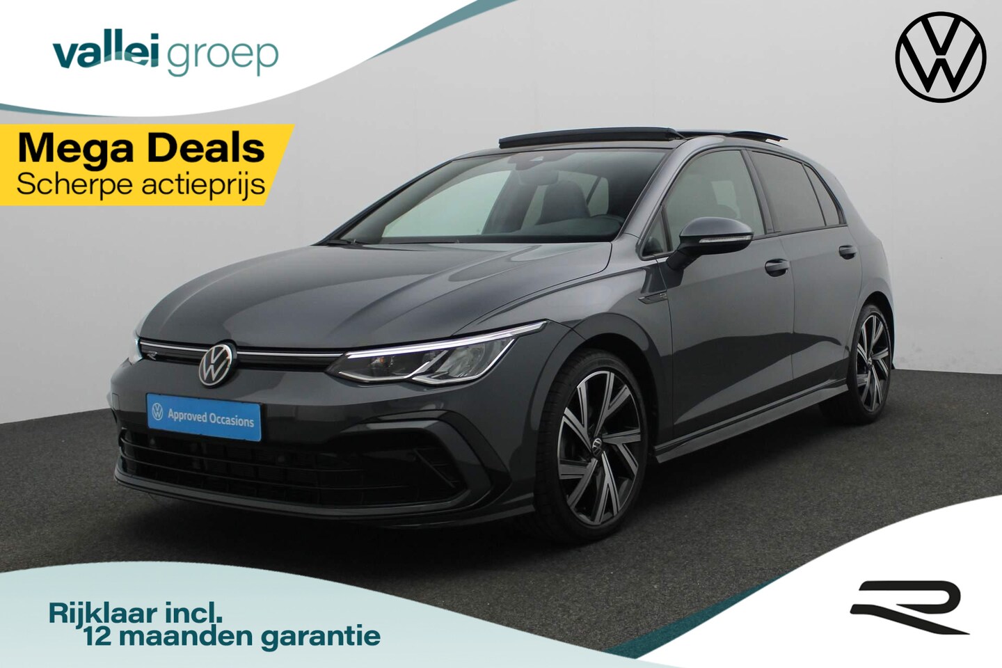 Volkswagen Golf - 1.5 eTSI 150 pk DSG R-Line Business | Pano | Stuur-/stoelverwarming | Navi | Parkeersensor - AutoWereld.nl