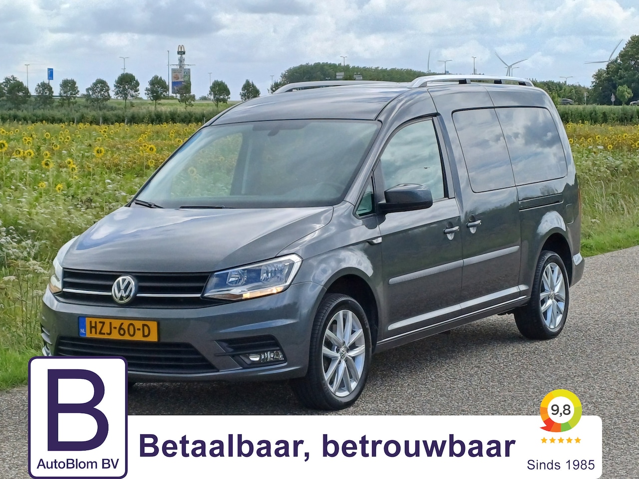 Volkswagen Caddy Maxi - 1.4 TSI Trendline 5p /Clima/Cruise/Trekh./Navi/Camera/17"/ - AutoWereld.nl