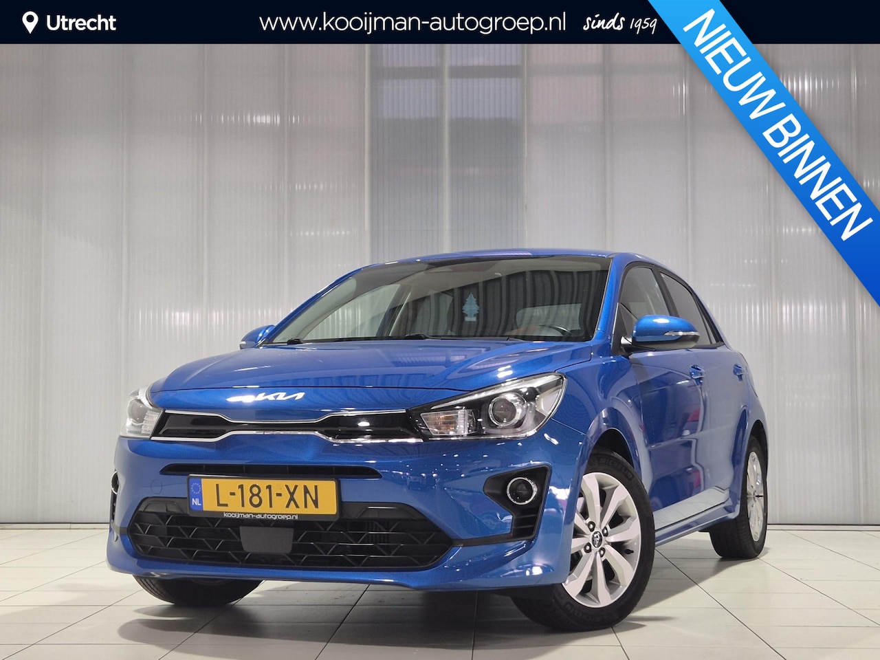 Kia Rio - 1.0 T-GDi MHEV DynamicPlusLine NL auto, dealer onderhouden, Navigatie, LM velgen , Hybrid - AutoWereld.nl