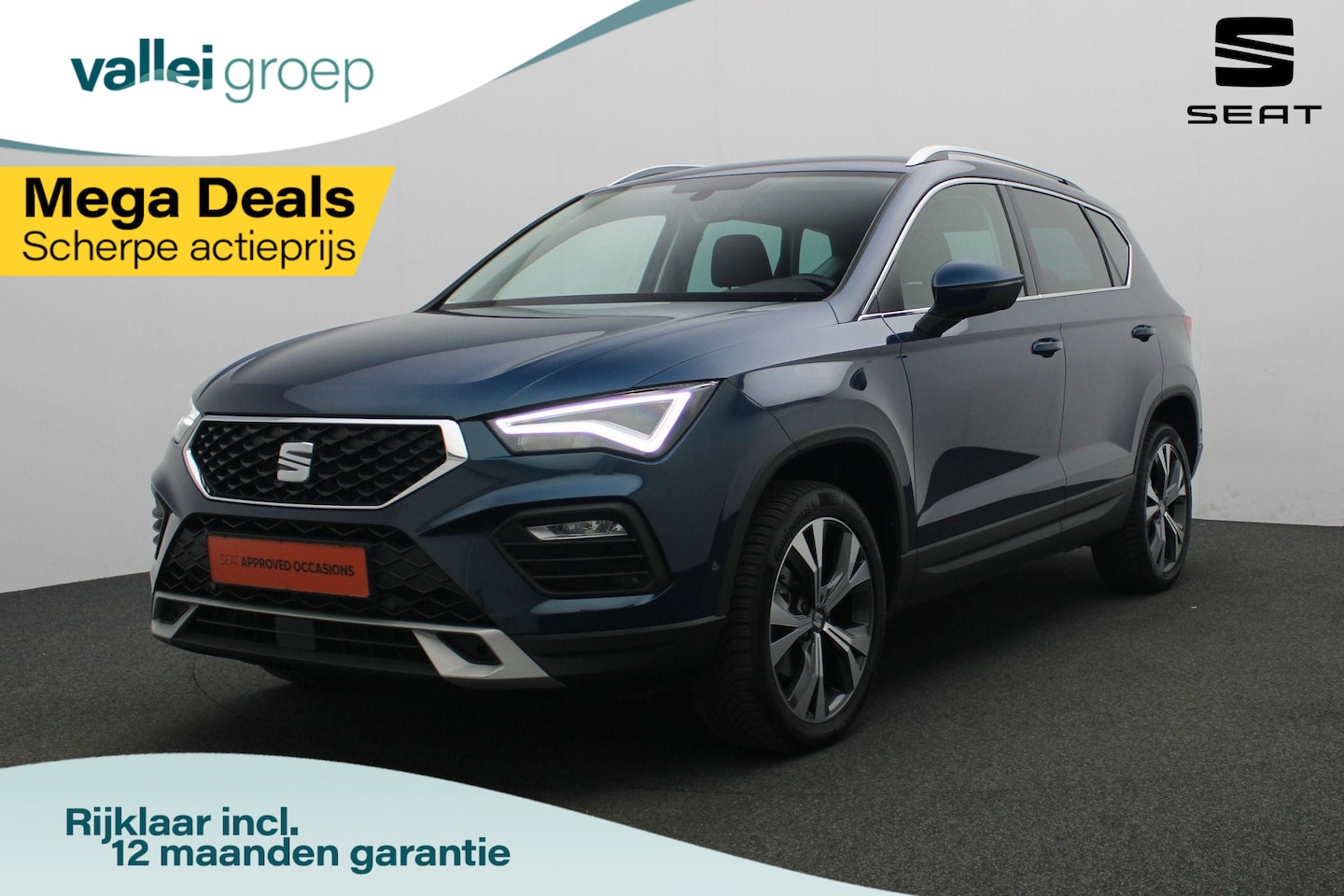 SEAT Ateca - 1.0 TSI 110 pk Style | Stuur-/stoelverwarming | Navigatie 9,2 inch | Achteruitrijcamera | - AutoWereld.nl