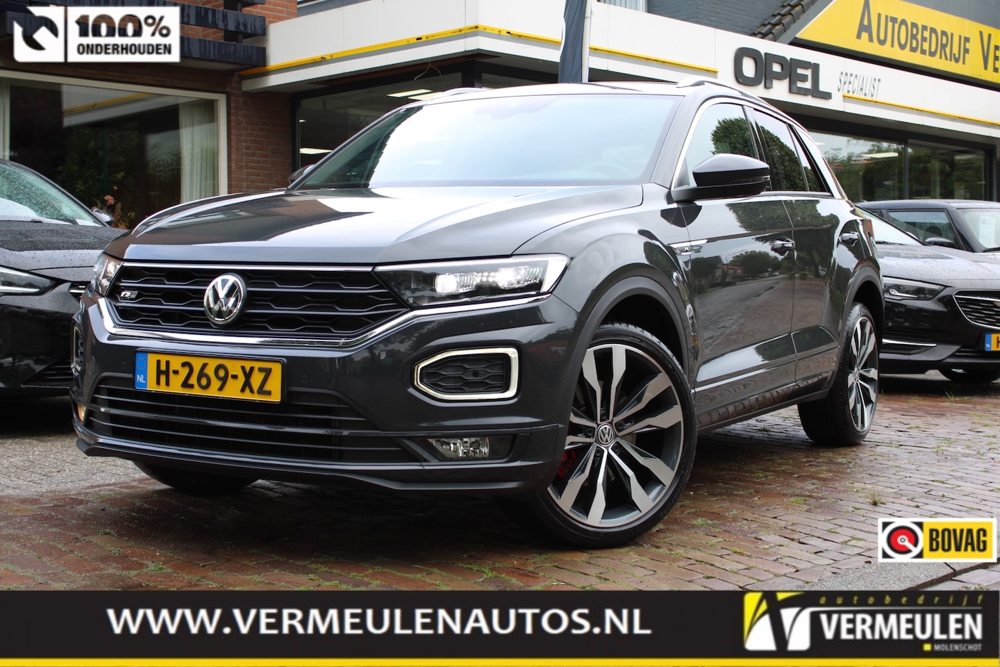 Volkswagen T-Roc - 1.5 TSI 150PK DSG Sport Business R + 19"/ Navi/ Clima/ Leder/ Full-LED/ Beats/ CarPlay/ NL - AutoWereld.nl