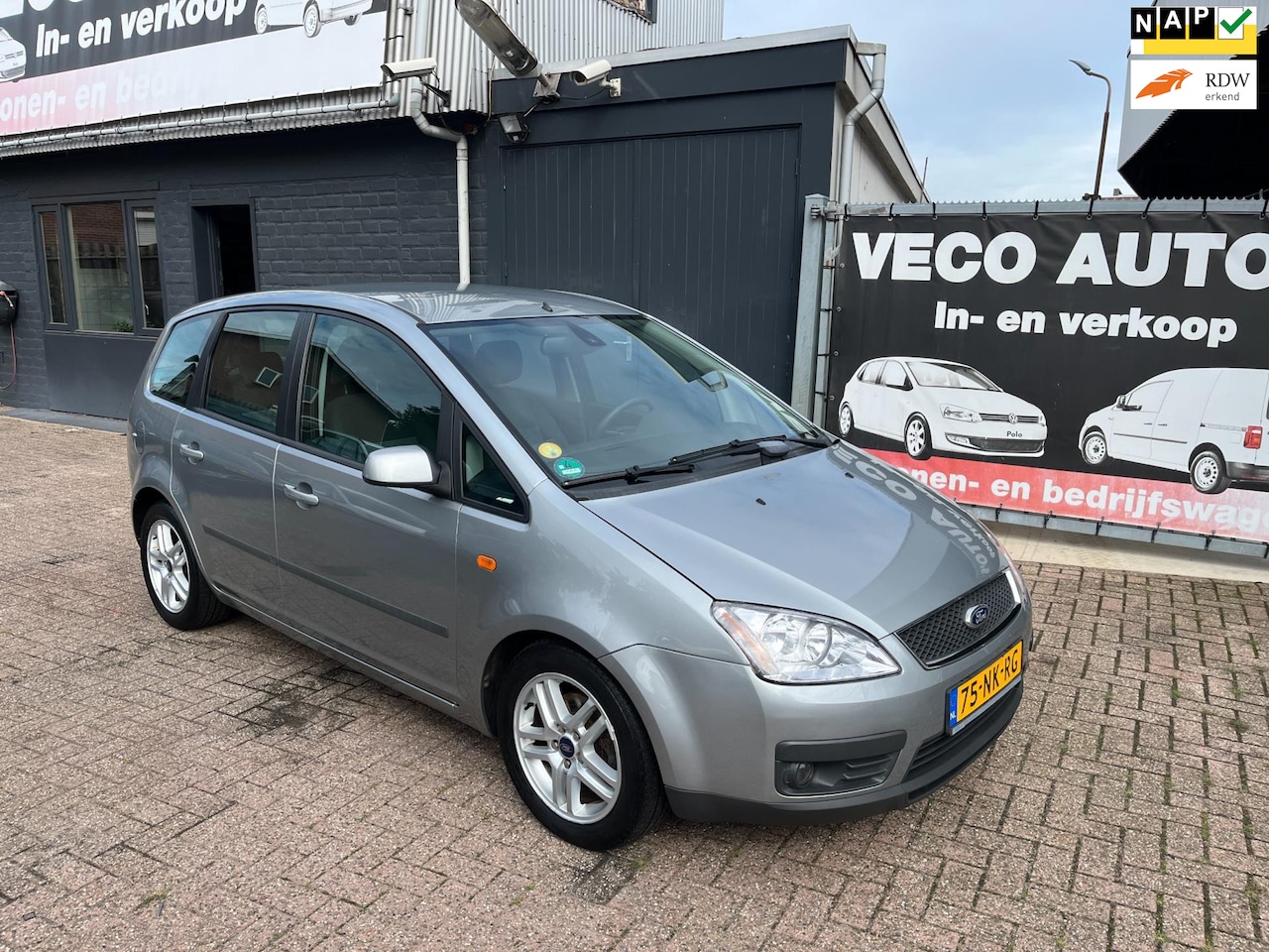 Ford Focus C-Max - 1.8-16V First Edition airco nieuwe apk nette auto - AutoWereld.nl