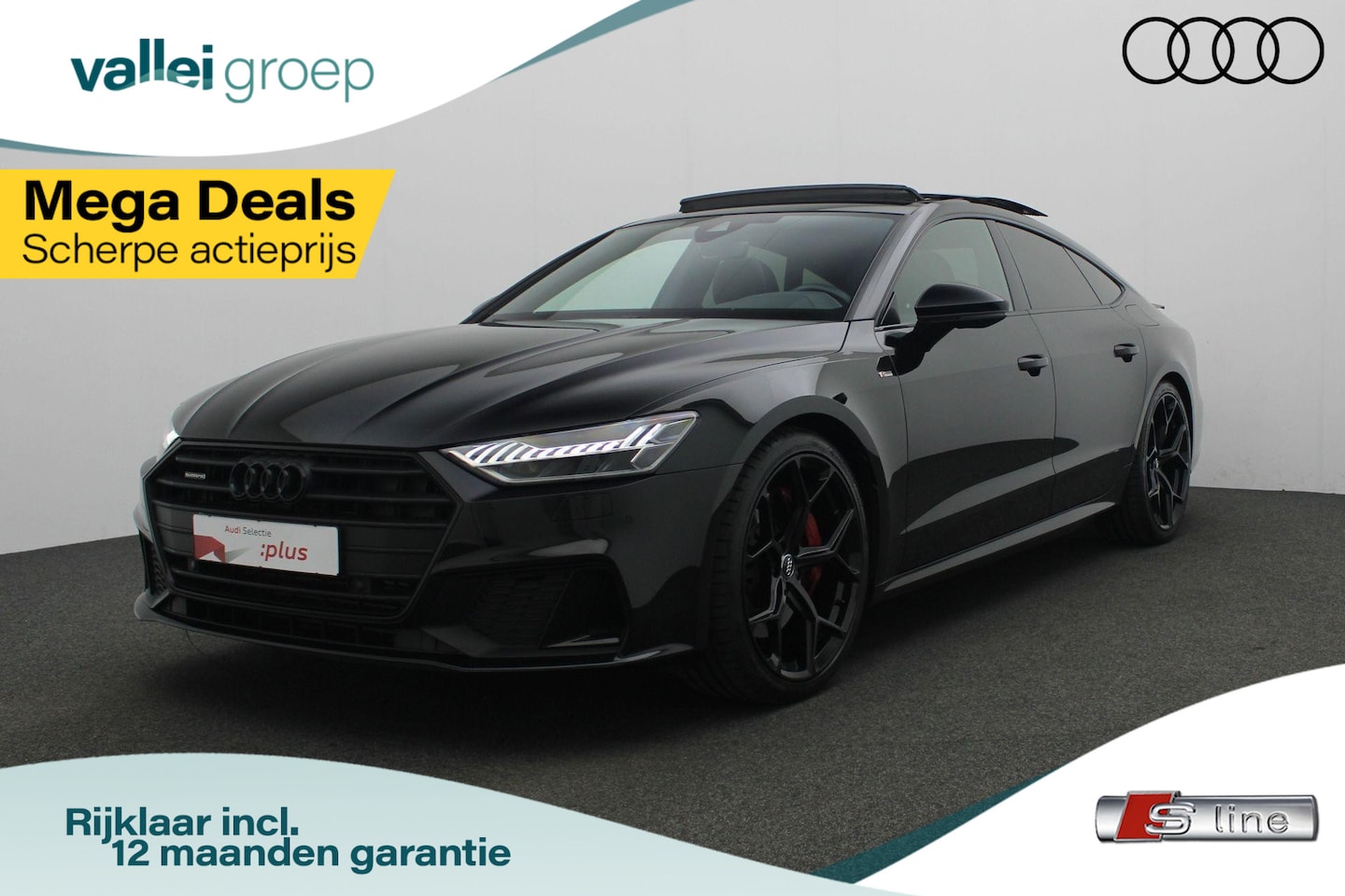 Audi A7 Sportback - 55 TFSI e 367 pk S-tronic quattro Pro Line S Competition / S-Line | Panoramadak | Geheugen - AutoWereld.nl