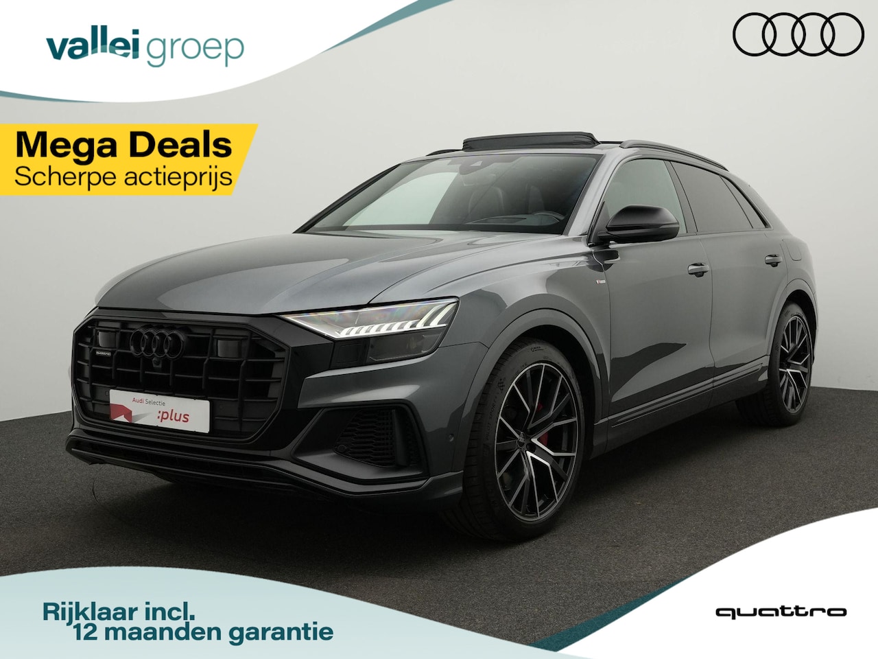 Audi Q8 - 60 TFSI e 463 pk quattro Pro Line S Competition | Panoramadak | Leder | Nachtzicht | Geheu - AutoWereld.nl