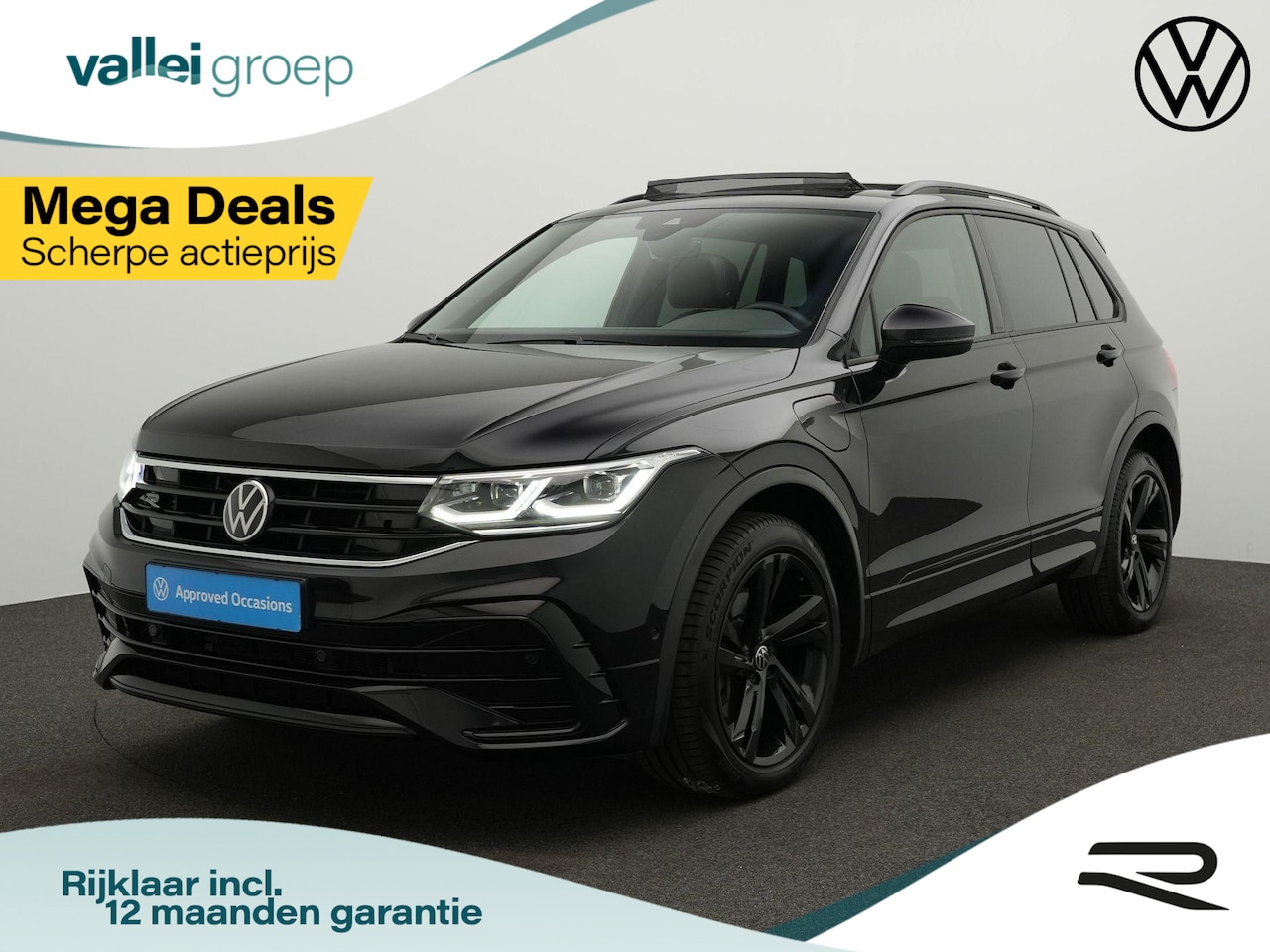 Volkswagen Tiguan - 1.4 TSI 245 pk DSG eHybrid R-Line Business | Panoramadak | Trekhaak | Navigatie Discover P - AutoWereld.nl
