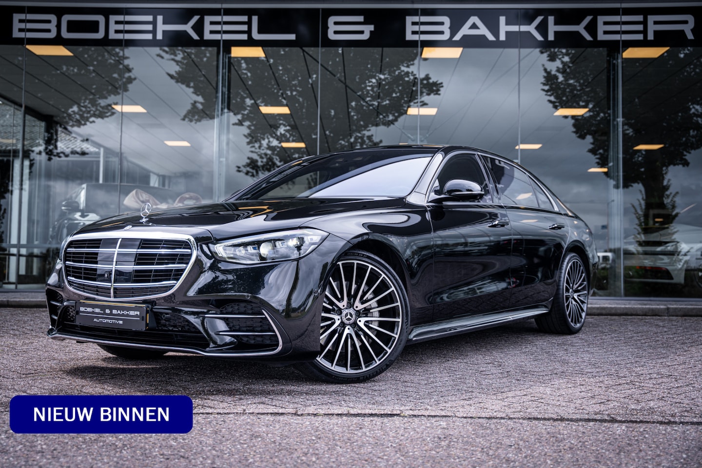 Mercedes-Benz S-klasse - 500 4MATIC Lang AMG Line ** Achterasbesturing ** Panodak ** HUD ** Burmester Premium Plus - AutoWereld.nl