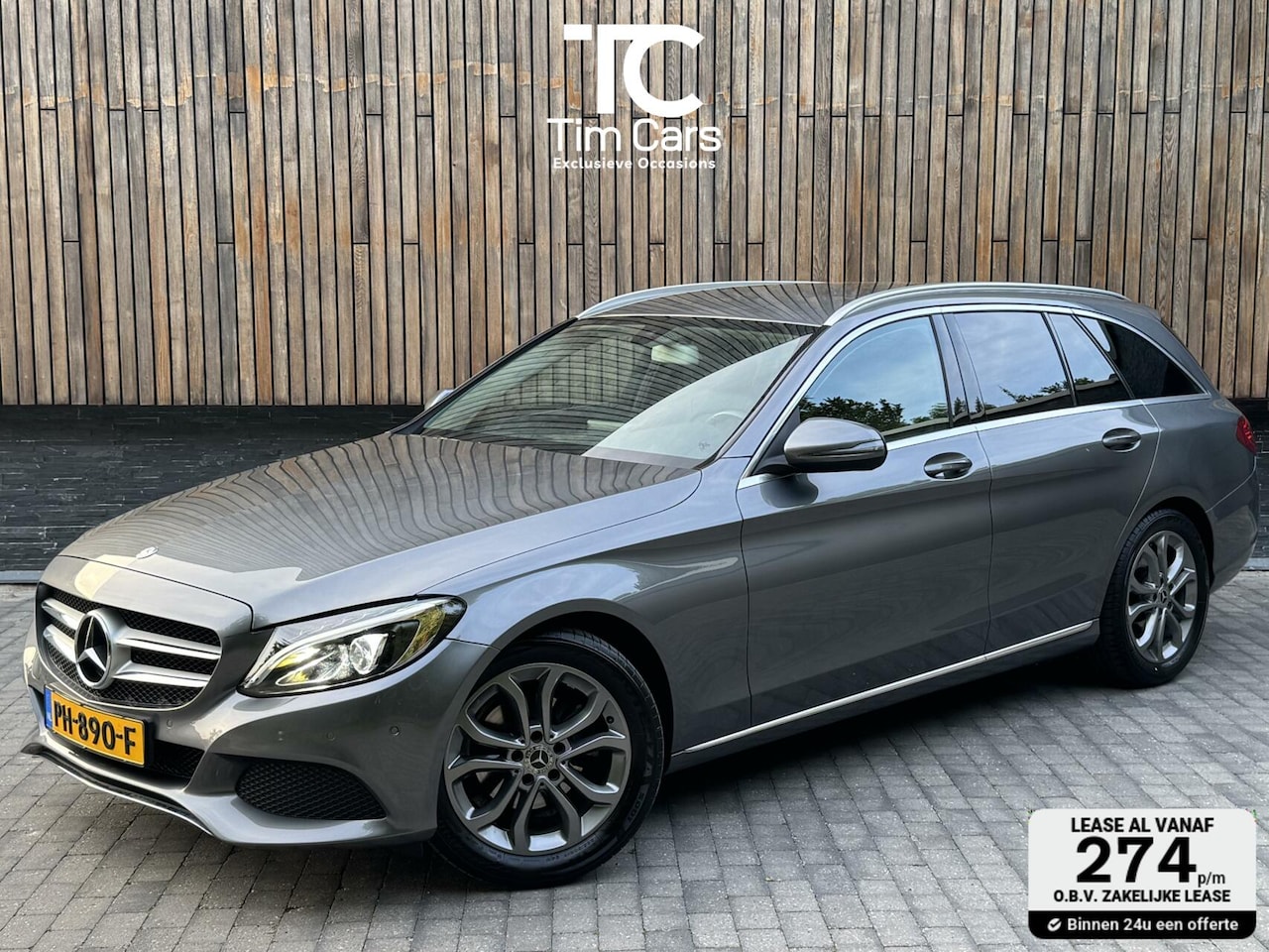 Mercedes-Benz C-klasse Estate - 180 Business Automaat Navigatiesysteem | Trekhaak | LED verlichting | Climate control | Cr - AutoWereld.nl