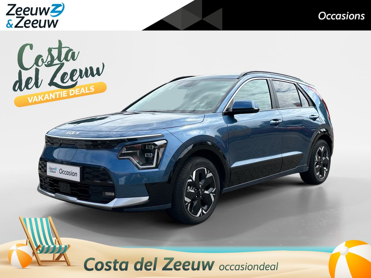 Kia Niro EV - DynamicPlusLine 64.8 kWh | schuifkanteldak | all season banden | bomvol optie's | Apple/An - AutoWereld.nl