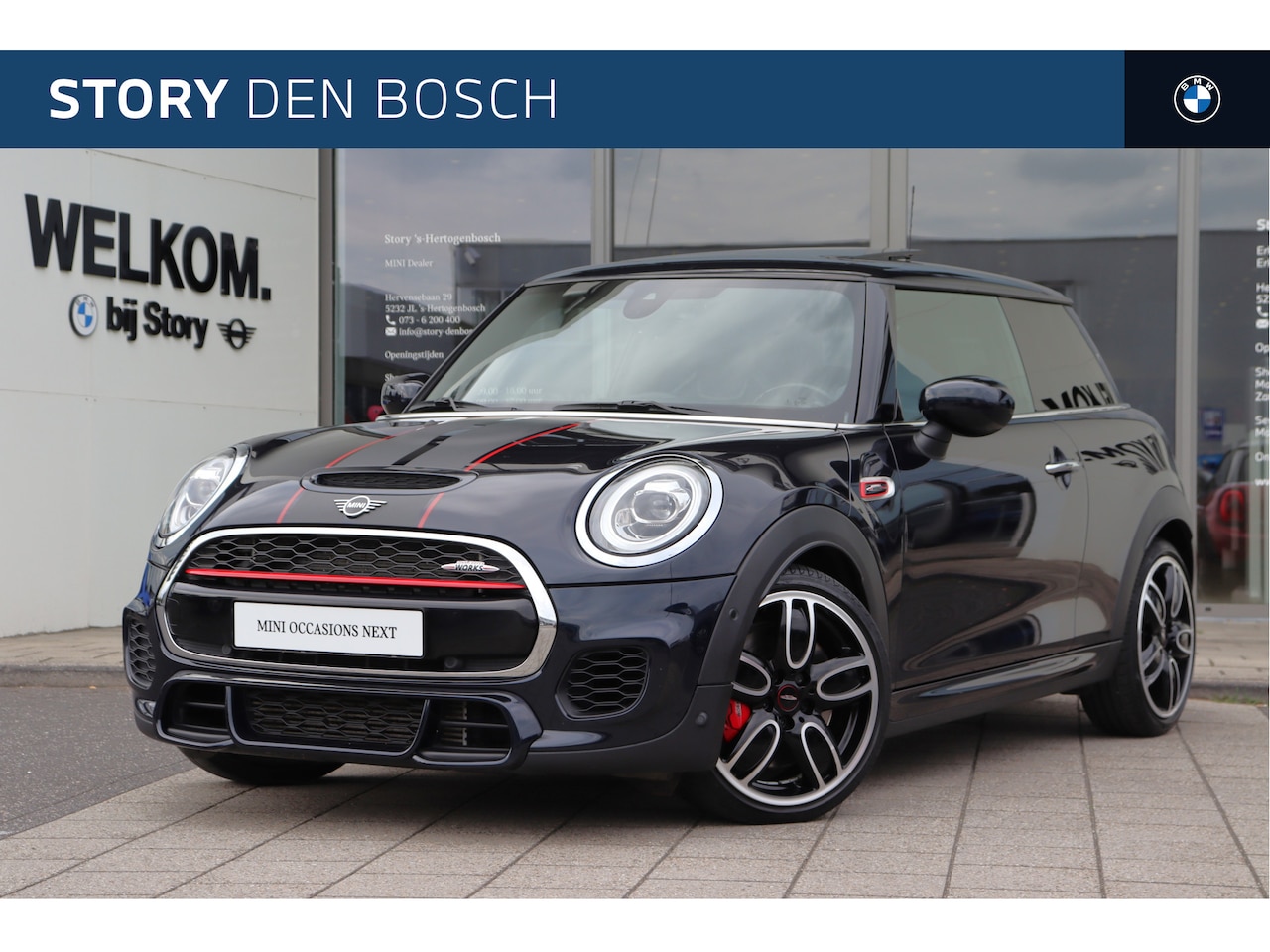MINI John Cooper Works - Hatchback Chili Automaat / Panoramadak / JCW Sportstoelen / Achteruitrijcamera / Adaptieve - AutoWereld.nl