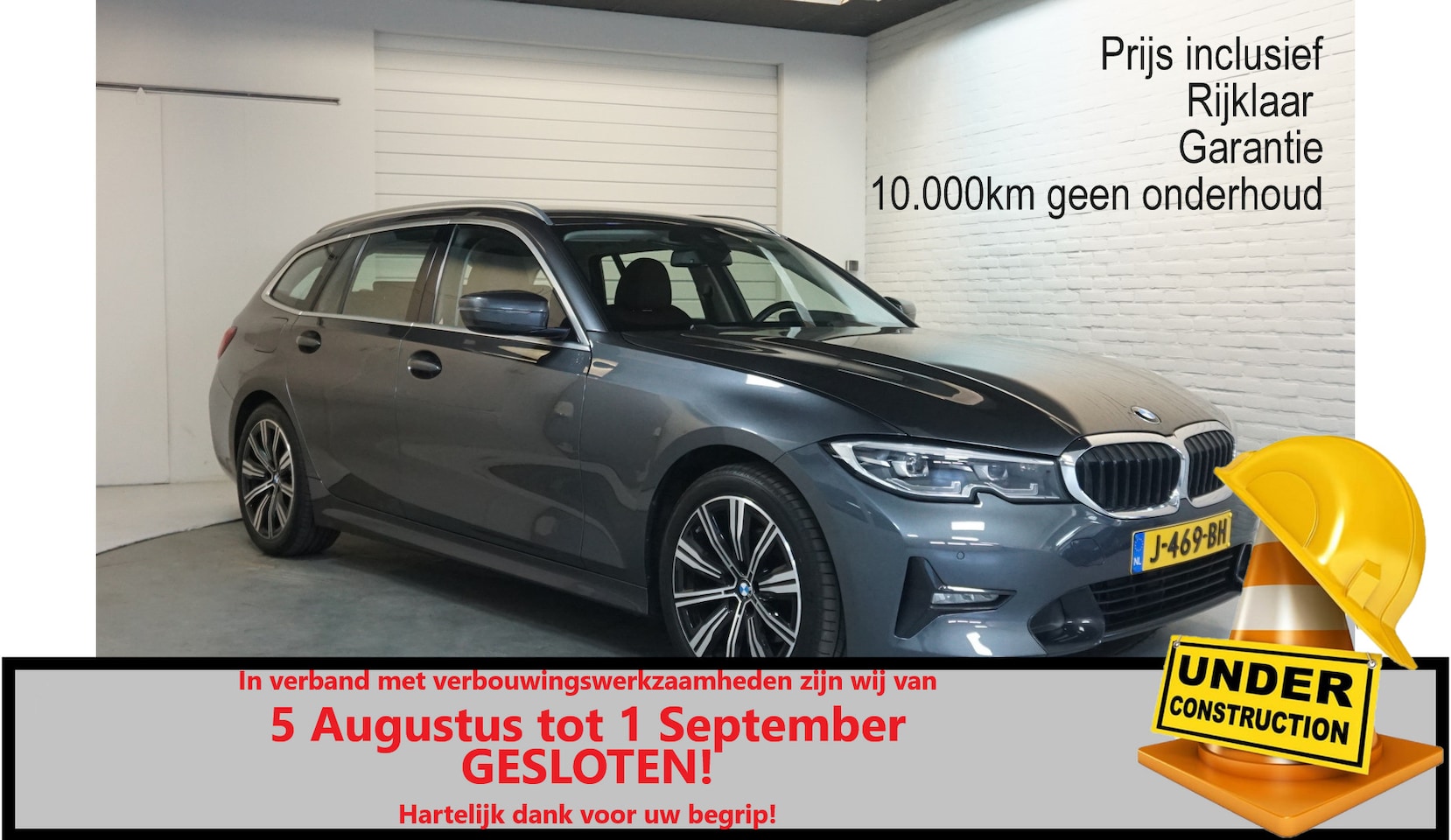 BMW 3-serie Touring - 320i High Exec Leder | Sportinter | Carplay | DAB + - AutoWereld.nl