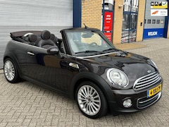 MINI Cabrio - 1.6 Cooper, nap, apk, lichtmetaal, airco, stoelverwarming, leder, navigatie, cabriolet, pd