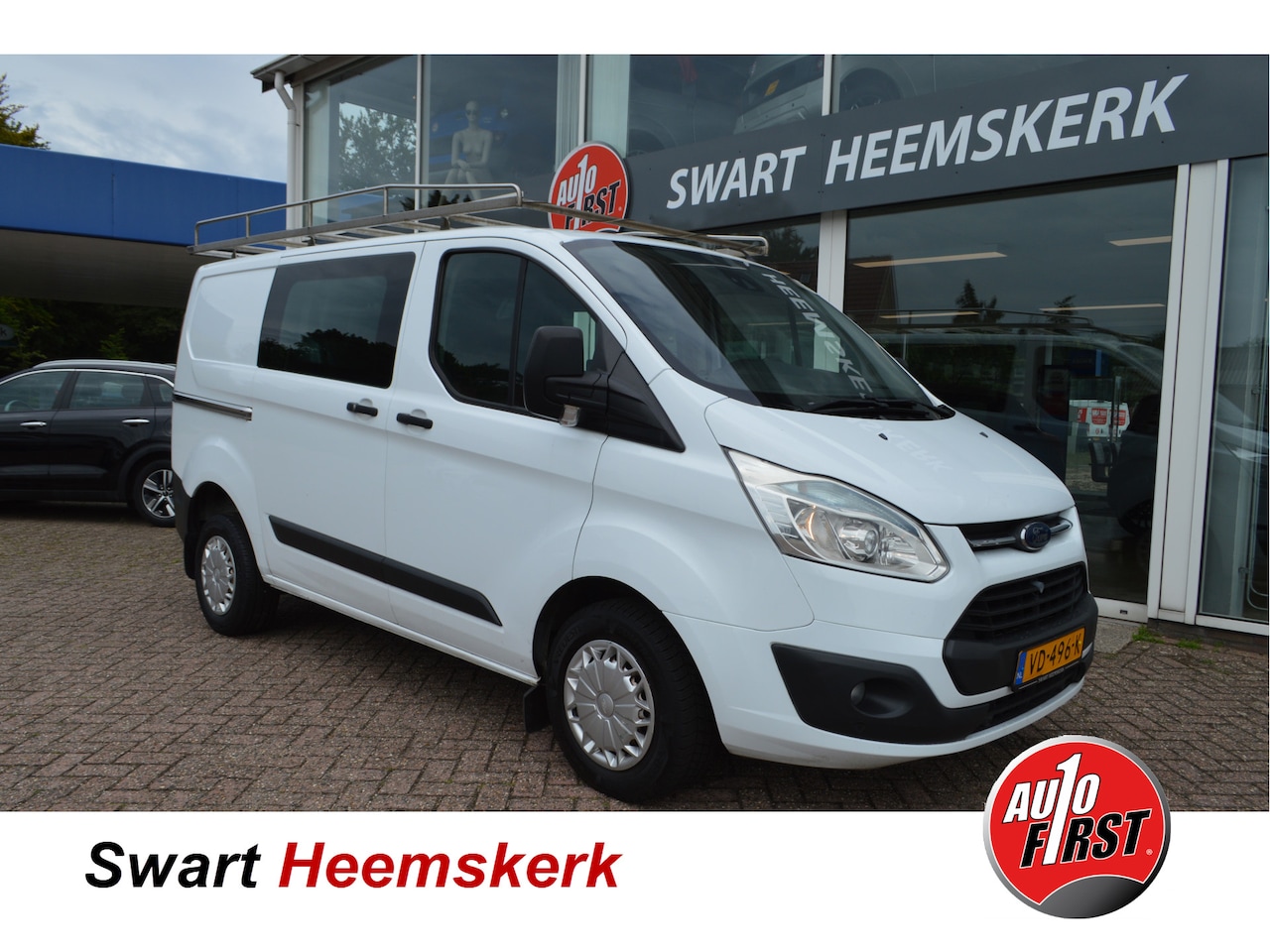 Ford Transit Custom - 270 2.2 TDCI L1H1 Trend | Dubb Cab. | 1e eigenaar | Trekh. | Airco - AutoWereld.nl