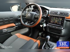 Citroën C3 - 1.2 PureTech S&S Shine, Stoel verwarming, Pdc + camera, App connect, Cruise, Half leder, D