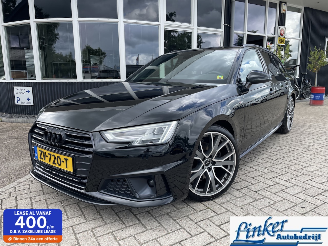 Audi A4 Avant - 35 TFSI Sport S line black edition - NAVI AUTOMAAT LEDER - AutoWereld.nl