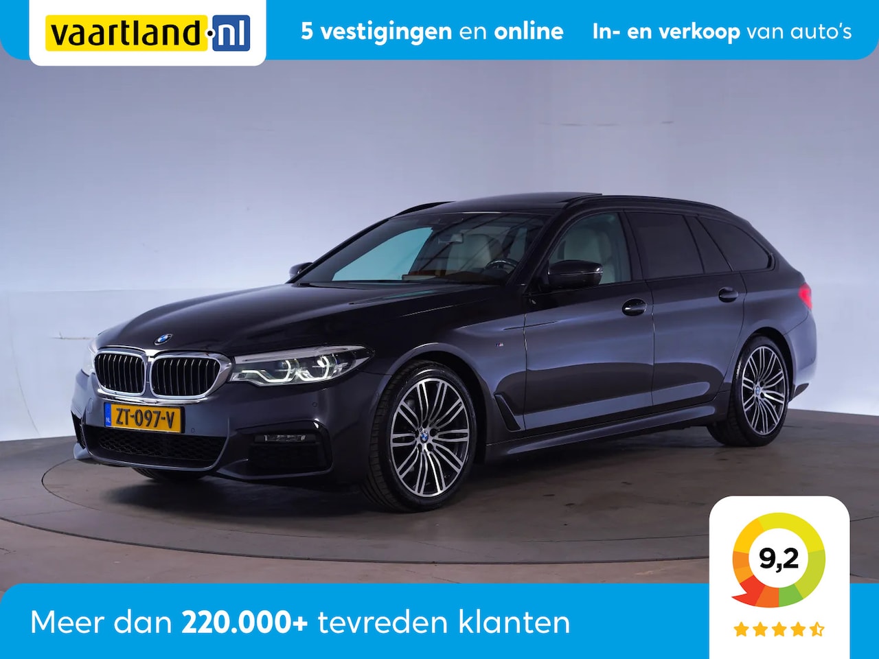 BMW 5-serie Touring - 520i M-Sport Aut. [ Panoramadak Camera Digi-Dash ] - AutoWereld.nl