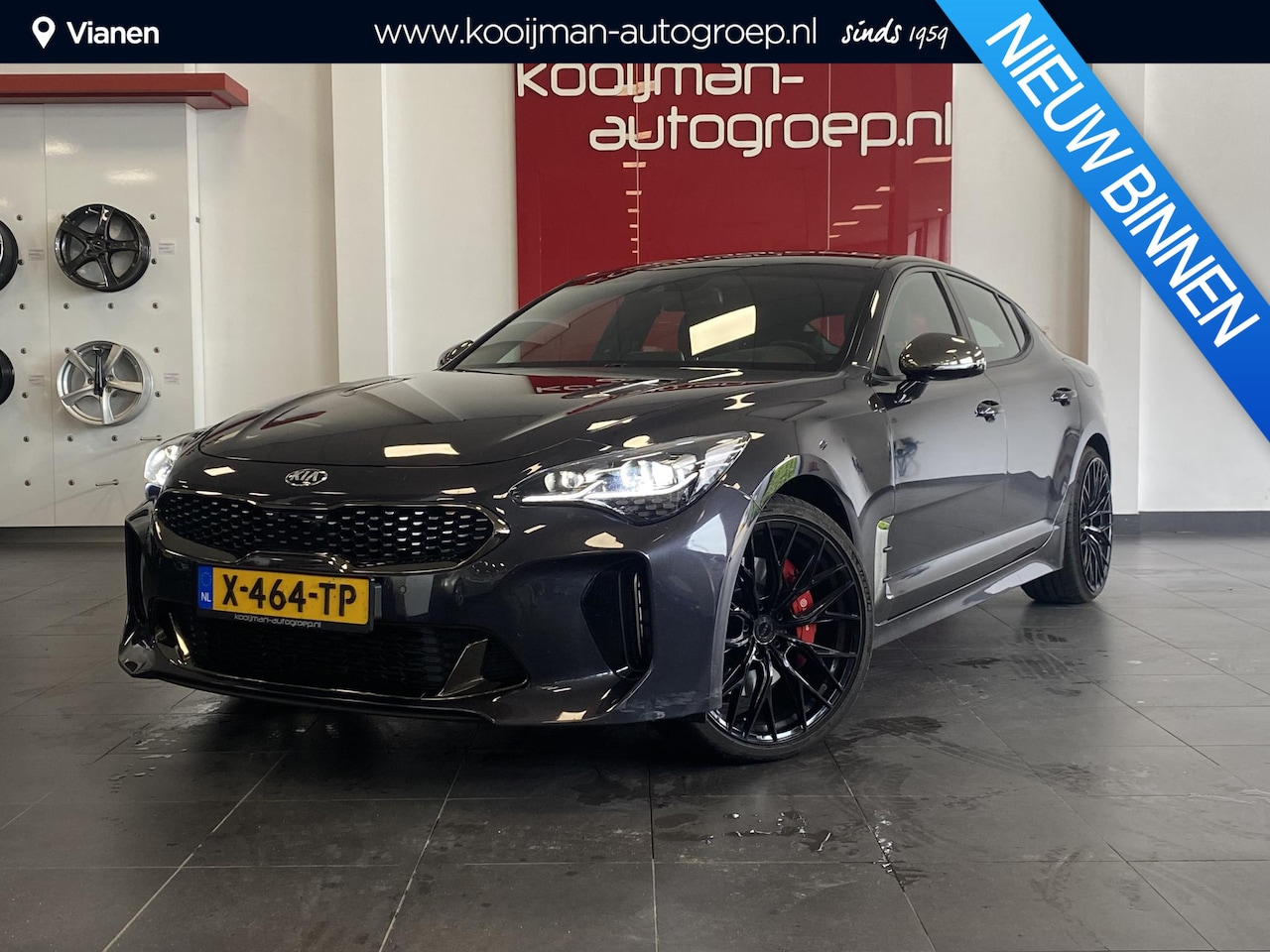Kia Stinger - 3.3 V6 T-GDI AWD GT Bomvol, 20", 370PK AWD, Sportuitaat - AutoWereld.nl