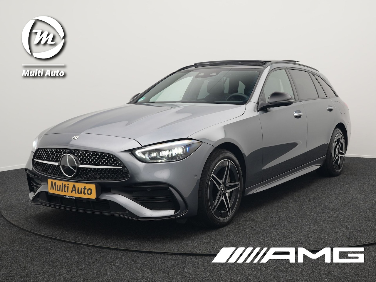 Mercedes-Benz C-klasse Estate - 300 e AMG Night Plug In Hybrid 320pk Dealer O.H. PHEV | Panodak | Trekhaak af Fabriek | Al - AutoWereld.nl