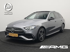 Mercedes-Benz C-klasse Estate - 300 e AMG Night Plug In Hybrid 320pk Dealer O.H. PHEV | Panodak | Trekhaak af Fabriek | Al