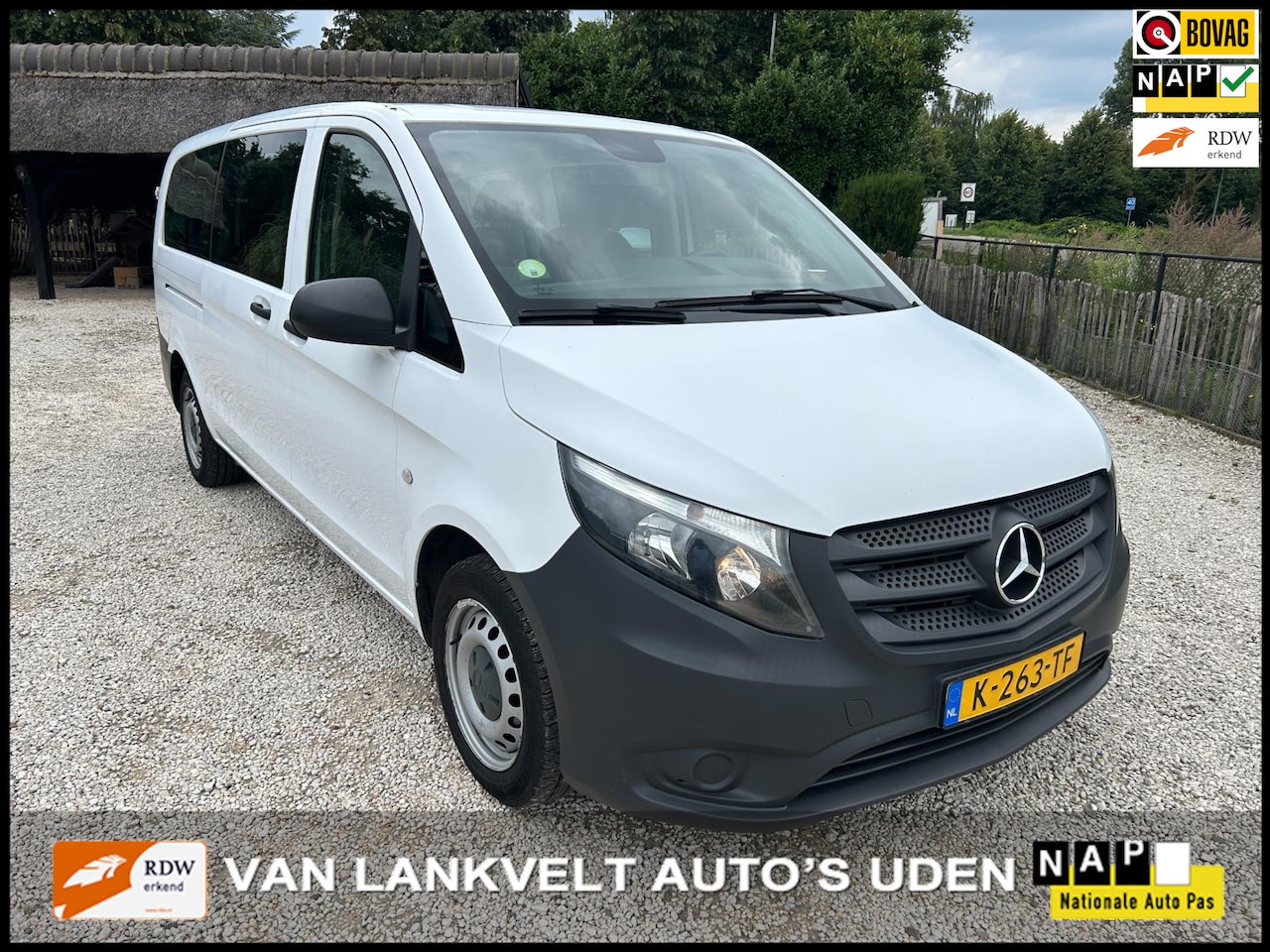 Mercedes-Benz Vito Tourer - 114 BlueTEC Pro Extra Lang 9 persoons - AutoWereld.nl