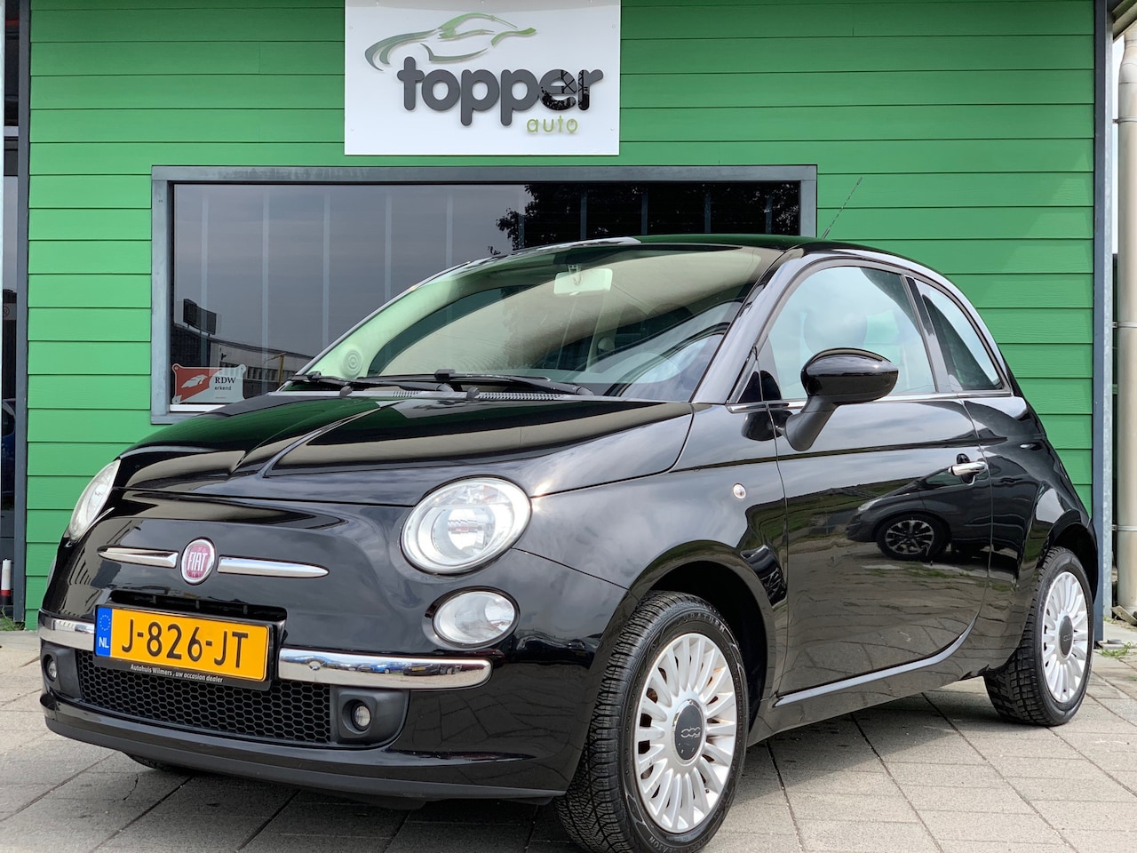 Fiat 500 - 1.2 Lounge | PanoramaDak | Airco | Met Nieuwe APK | - AutoWereld.nl