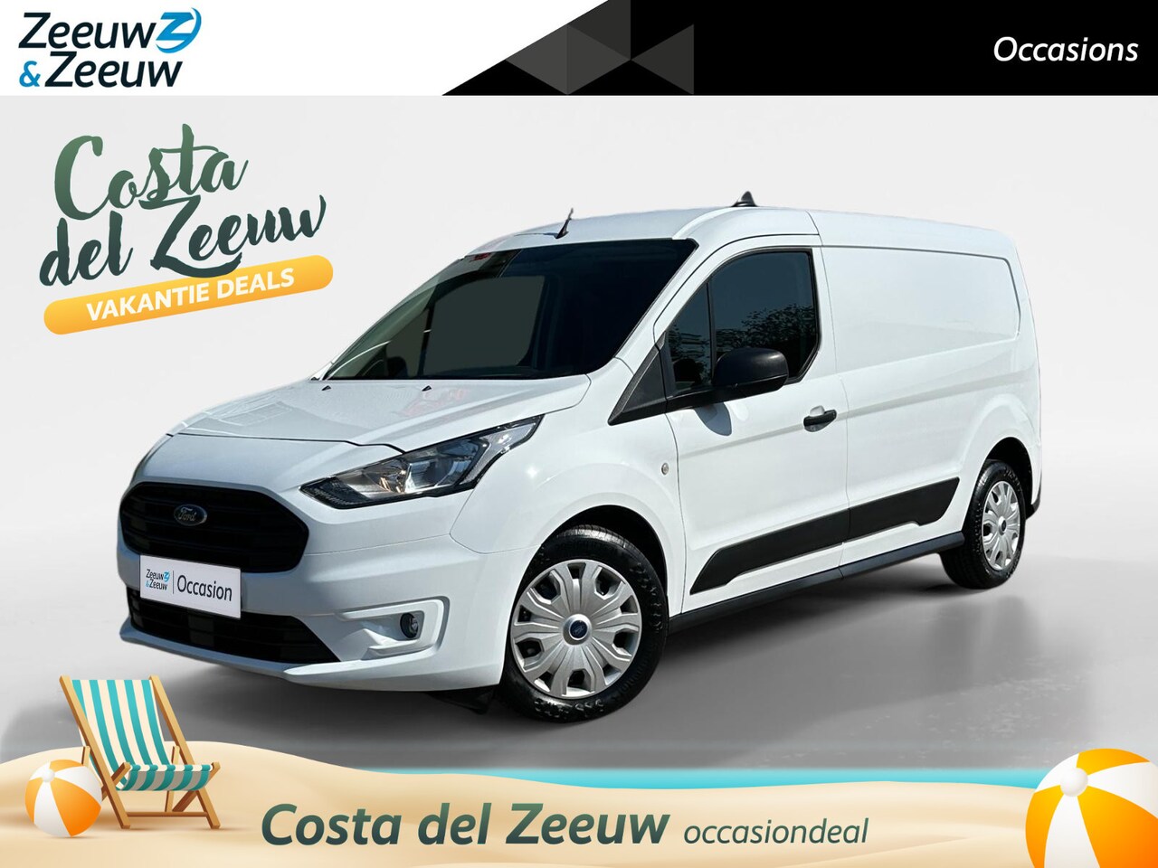 Ford Transit Connect - 1.5 EcoBlue L2 Trend | 100 pk | BPM-VRIJ! | Airco | Bluetooth | Meerdere auto's beschikbaa - AutoWereld.nl
